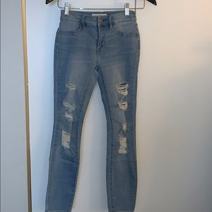PacSun Distressed Light Blue Jeans 23 S